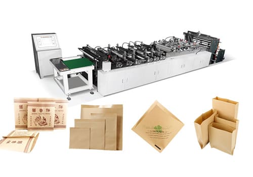 Center&Bottom Sealing Paper Bag Making Machine