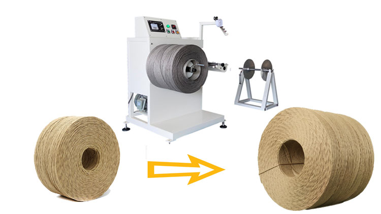 
Paper Rope Rewinding Machine