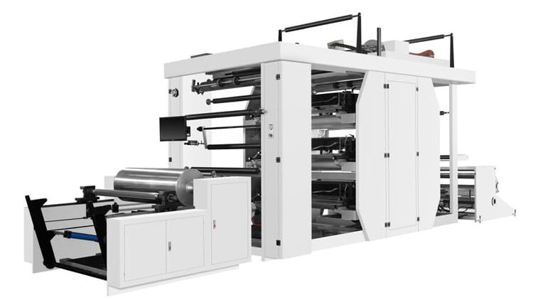 6 Colors Stack Flexo Printing Machine 