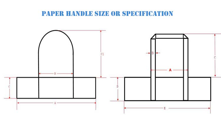 Paper Handle Size or Specification