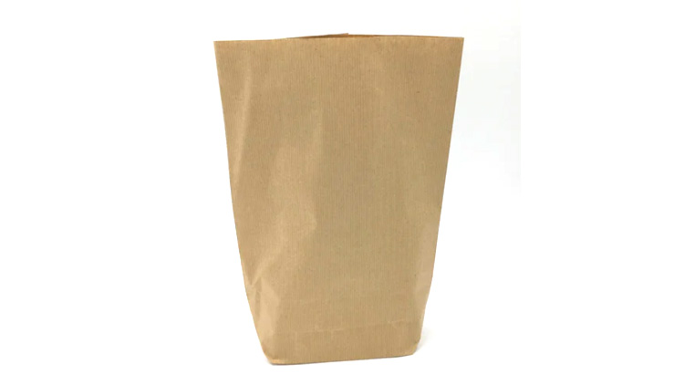 Flat-bottom paper bags